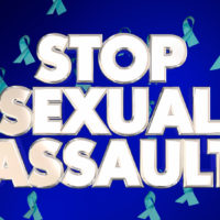 Stop sexual assault sign