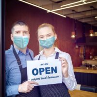 Reopening of a small business activity after the covid-19 lockdown quarantine